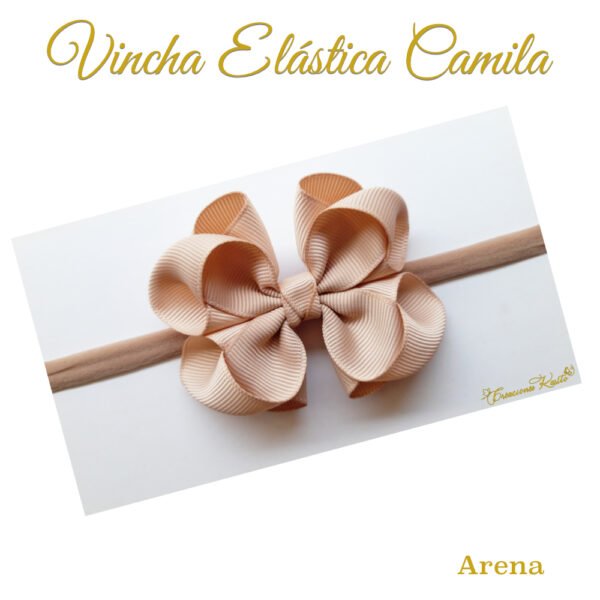 Vincha Elástica Camila Arena Vincha Elástica Camila Arena por Creaciones Karito