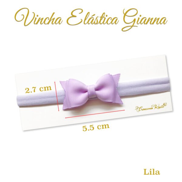 Vincha para bebé modelo Gianna - Creaciones Karito Vincha para bebé modelo Gianna - Creaciones Karito