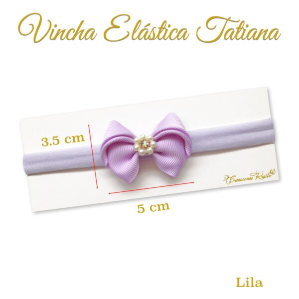 Vincha para bebé modelo Tatiana - Creaciones Karito