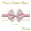 Vincha para bebé modelo Aldana color rosado
